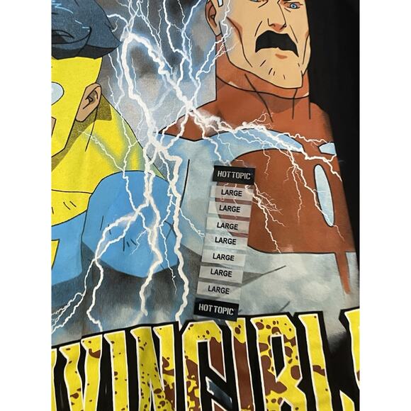 Hot Topic Father And Son Invincible Black Size Large T-shirt New With Tags - Picture 2 of 5